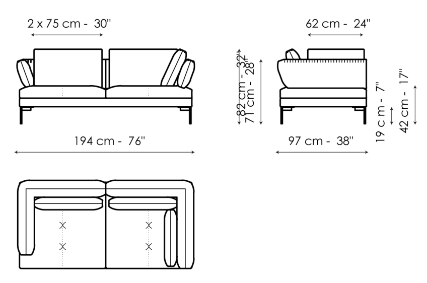 Bonaldo Aliante Sofa