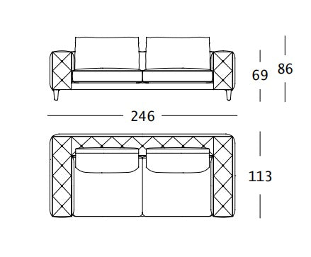 Alberta Belmondo Sofa