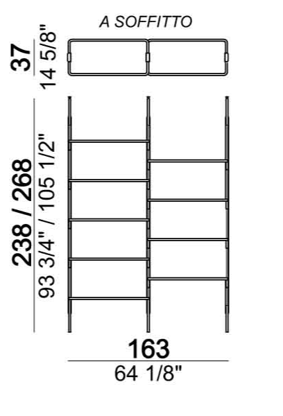Arketipo Roxanne Bookshelf