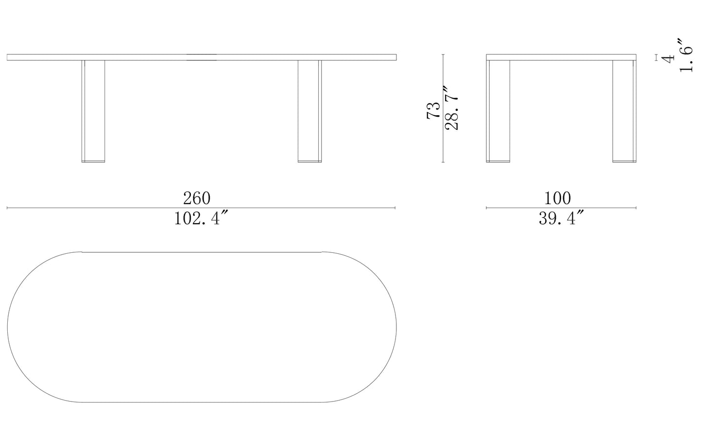 Cassina Ordinal Dining Table