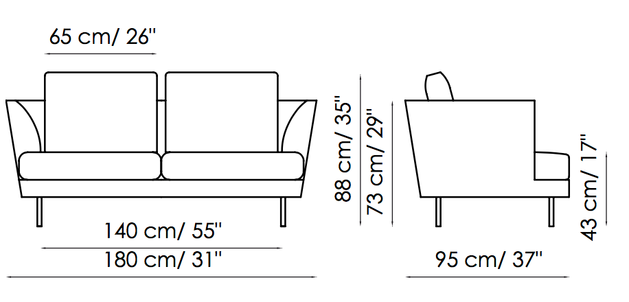 Bonaldo Lars Sofa