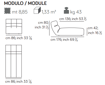 Amura Palmo Sofa