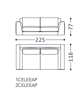 Alberta Celine Sofa