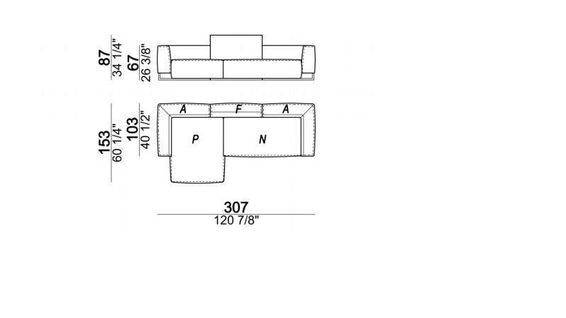 Arketipo Morrison Sofa