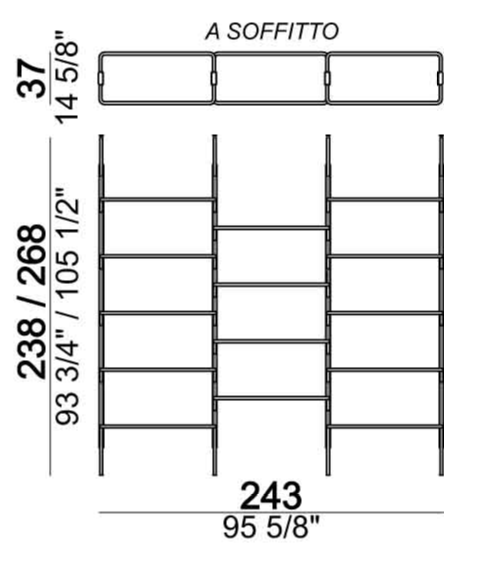 Arketipo Roxanne Bookshelf