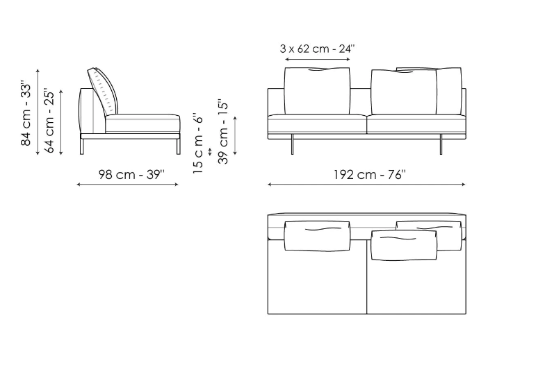 Bonaldo Phil Sofa