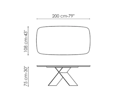 Bonaldo Ax Dining Table