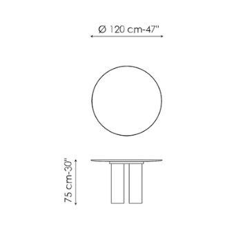 Bonaldo Geometric Dining Table
