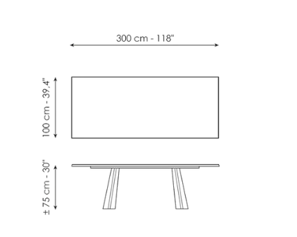Bonaldo Torii Dining Table