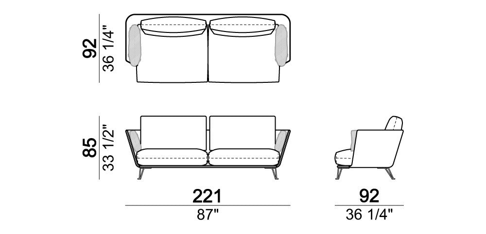 Arketipo Morrison Sofa