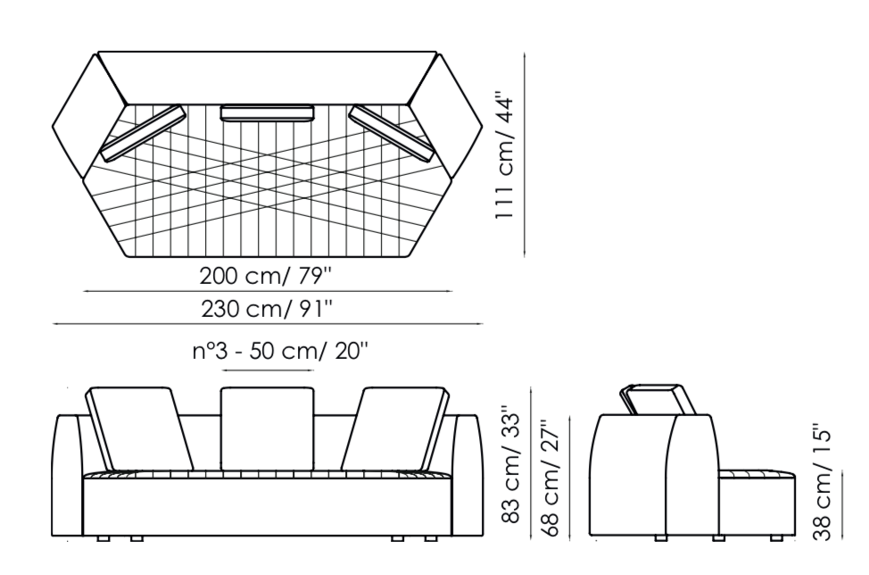 Bonaldo Panorama Sofa