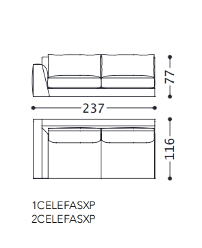 Alberta Celine Sofa