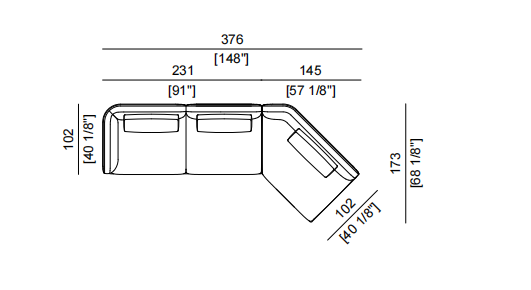 Arketipo Self Control Sofa