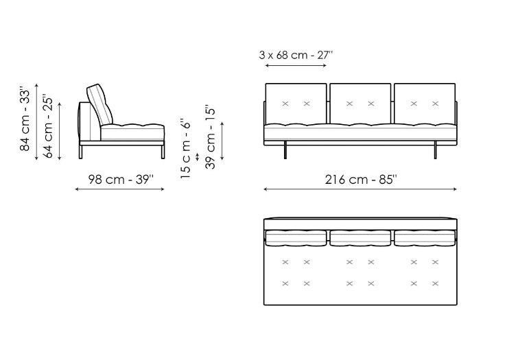 Bonaldo Maximilian Sofa