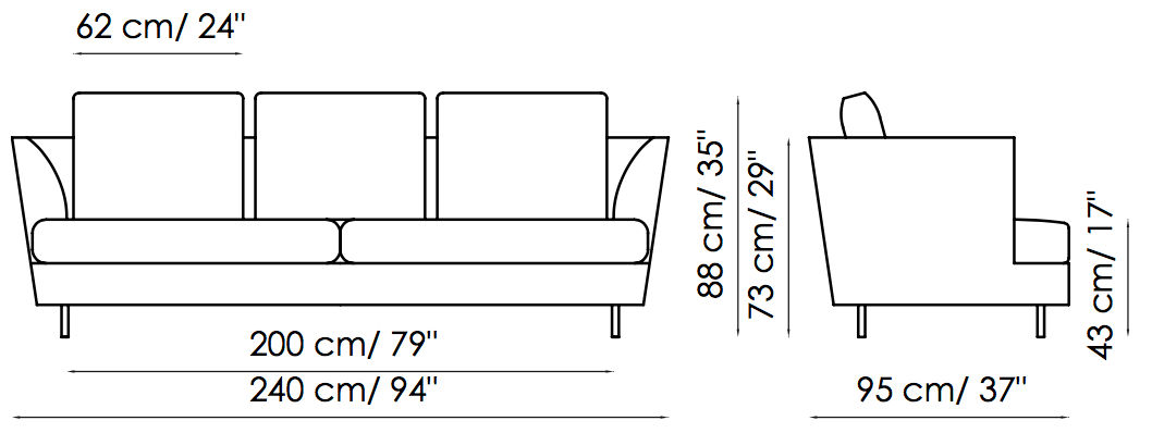 Bonaldo Lars Sofa
