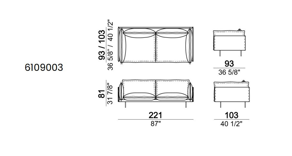 Arketipo Auto Reverse Sofa