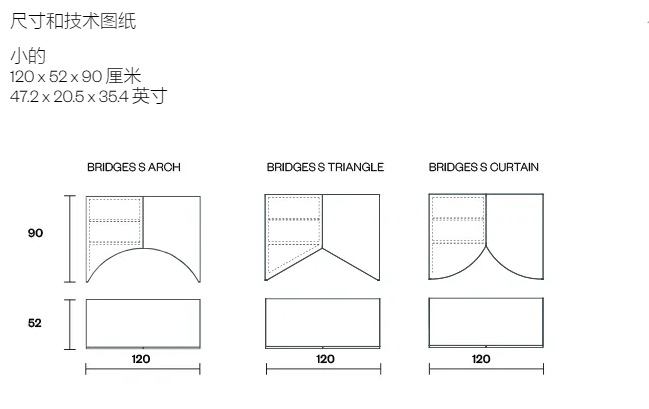Bd Barcelona Bridges Large Sideboard