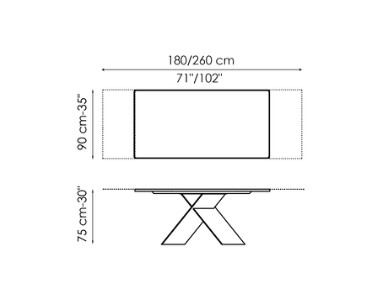 Bonaldo Ax Dining Table
