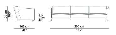Baxter Bergère Sofa