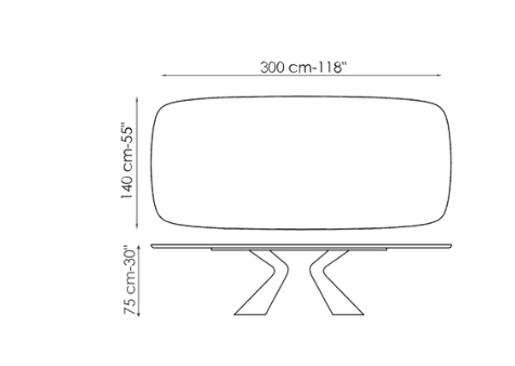 Bonaldo Prora Dining Table