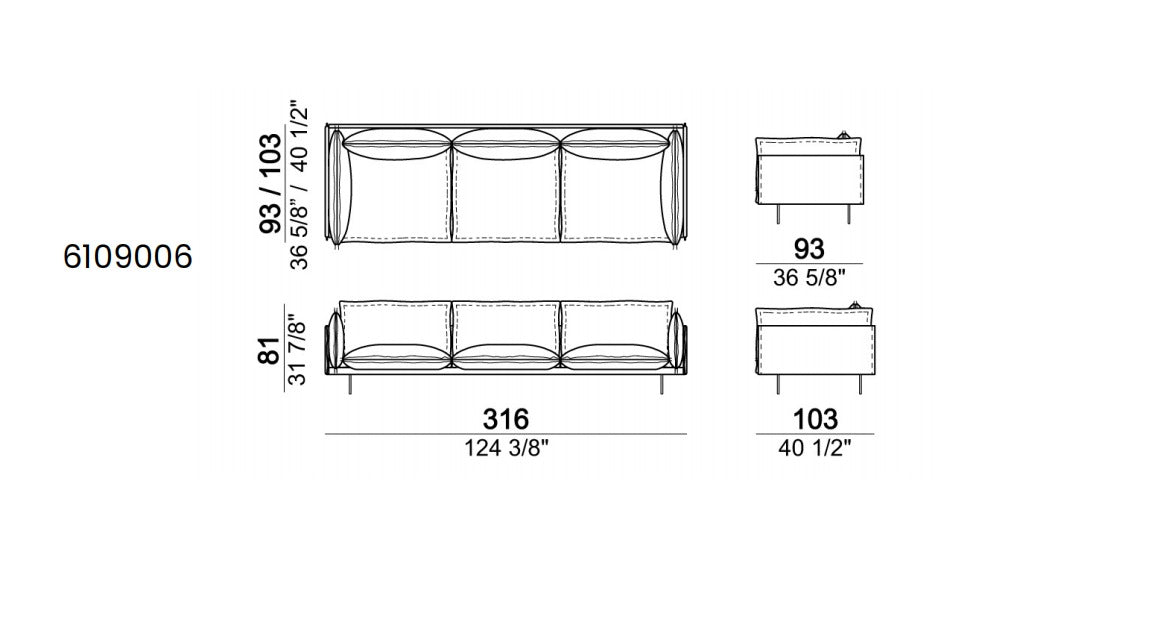 Arketipo Auto Reverse Sofa