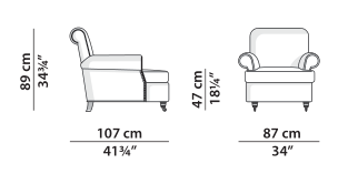 Baxter Charlotte Leisure Chair