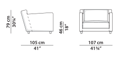 Baxter Bergère Sofa