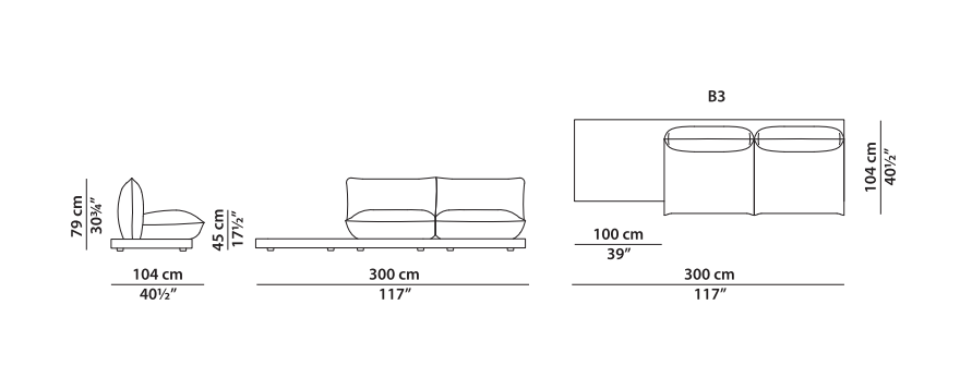 Baxter Aura Sofa