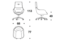 Bentley Elle Conference Office Chair