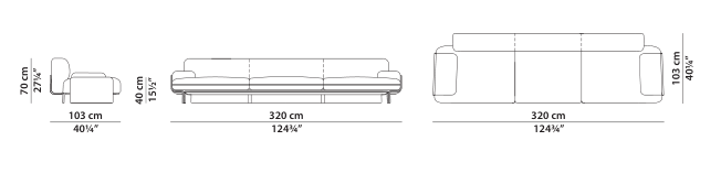 Baxter Bardot Sofa