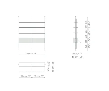 Bonaldo Roll Bookshelf