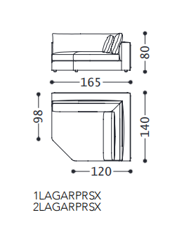 Alberta Laguna Sofa