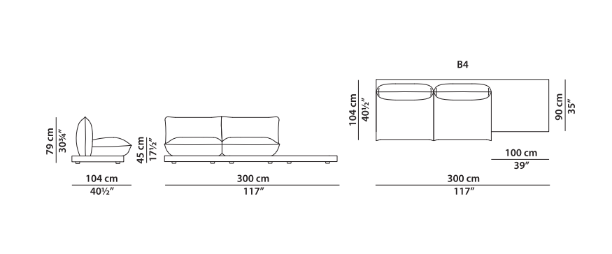 Baxter Aura Sofa