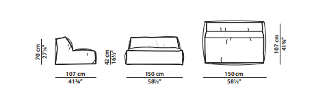 Baxter Damasco Sofa