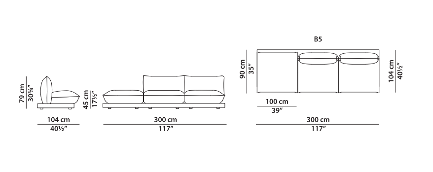 Baxter Aura Sofa