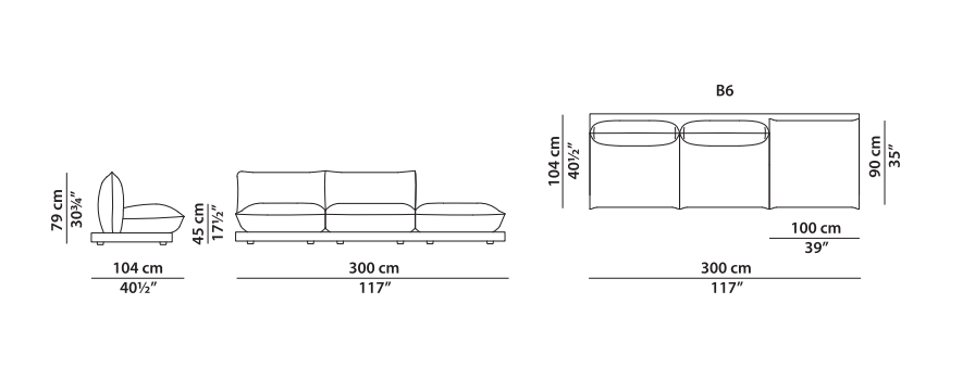 Baxter Aura Sofa