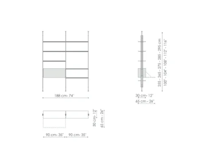 Bonaldo Roll Bookshelf