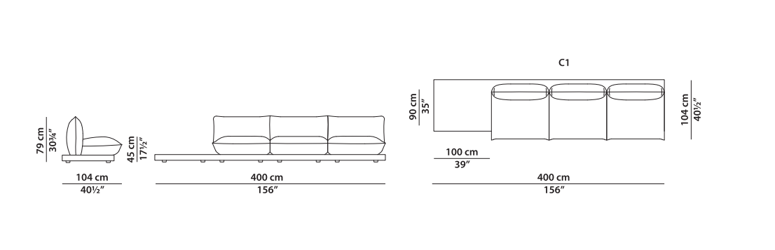 Baxter Aura Sofa