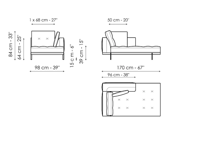 Bonaldo Maximilian Sofa