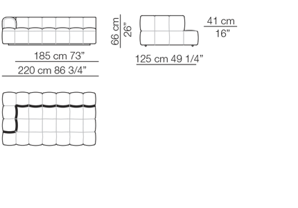 Arflex Strips Sofa
