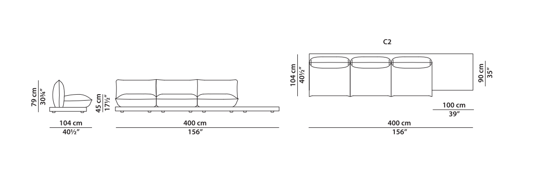 Baxter Aura Sofa