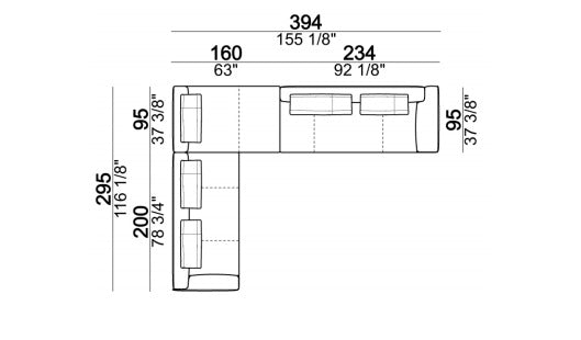 Arketipo Brown Sugar Sofa