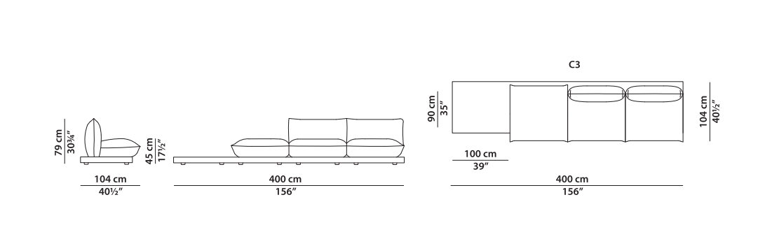 Baxter Aura Sofa