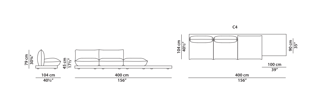 Baxter Aura Sofa