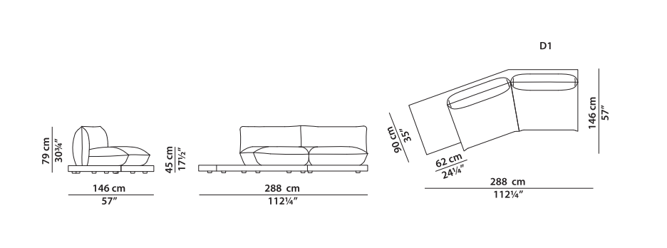 Baxter Aura Sofa