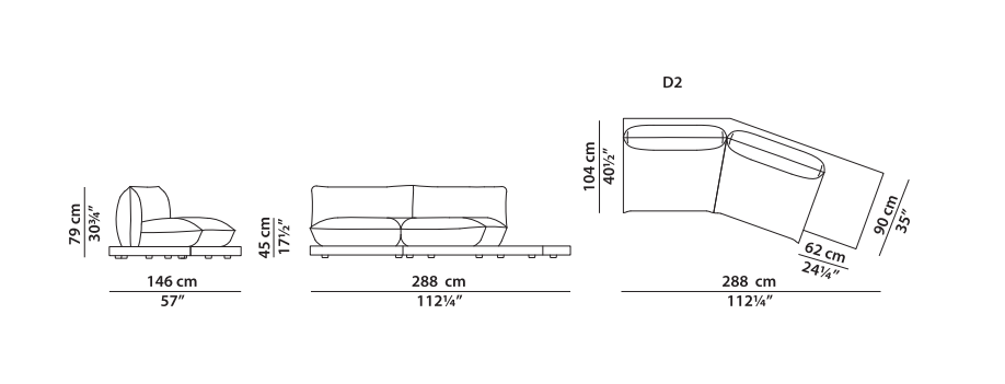 Baxter Aura Sofa