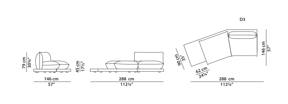 Baxter Aura Sofa