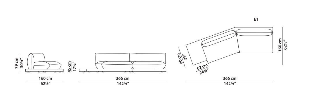 Baxter Aura Sofa