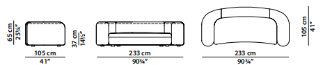 Baxter Clara Sofa
