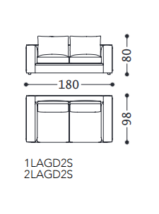 Alberta Laguna Sofa